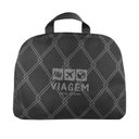 Ver imagem 2 de Mochila Dobrável para Viagem Estampa Listrada Jacki Design Preto