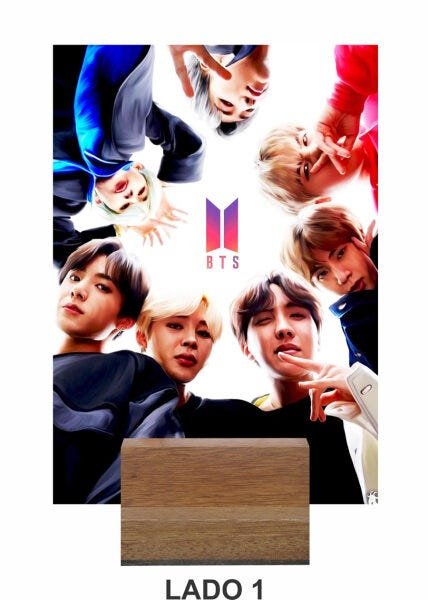 Display - Painel - Totem - Decorativo - KPOP - BTS - 1