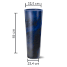 Vaso Classic Cone 85 Nutriplan Azul Cobalto - 3