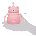 Ver imagem 7 de Copo de Treinamento de Silicone com Canudo Ursinho Rosa - Buba