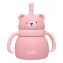 Ver imagem 1 de Copo de Treinamento de Silicone com Canudo Ursinho Rosa - Buba