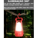 Ver imagem 4 de Lanterna Lampião Led Luminária de Mesa Retrô Recarregável Lampada de Emergencia Bivolt Luz Camping F