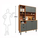 Ver imagem 5 de Armário de Cozinha Completa 4 Portas 2 Gavetas Veneza Movelove