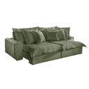 Ver imagem 2 de Sofá Retrátil e Reclinável 3 Lugares 250cm Linho Zeus Yescasa