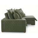 Ver imagem 5 de Sofá Retrátil e Reclinável 3 Lugares 250cm Linho Zeus Yescasa