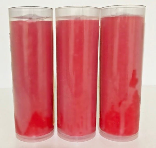 Kit Vela de aroma Rosas Vermelha com 3 unidades - 2