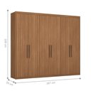 Ver imagem 2 de Guarda Roupa Casal 6 Portas Caroline Amendola