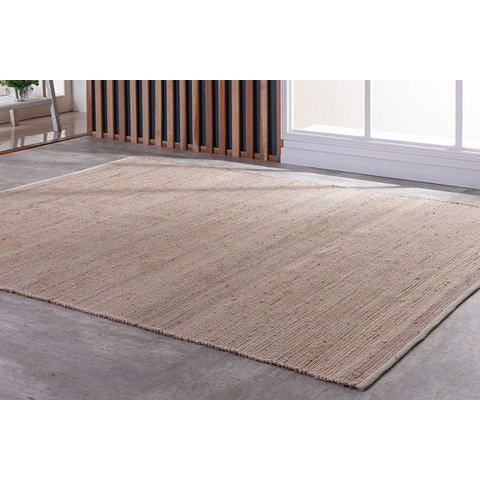 Tapete Indiano - Juta Smirna - 1,50m X 2,00m - Bege - Niazitex