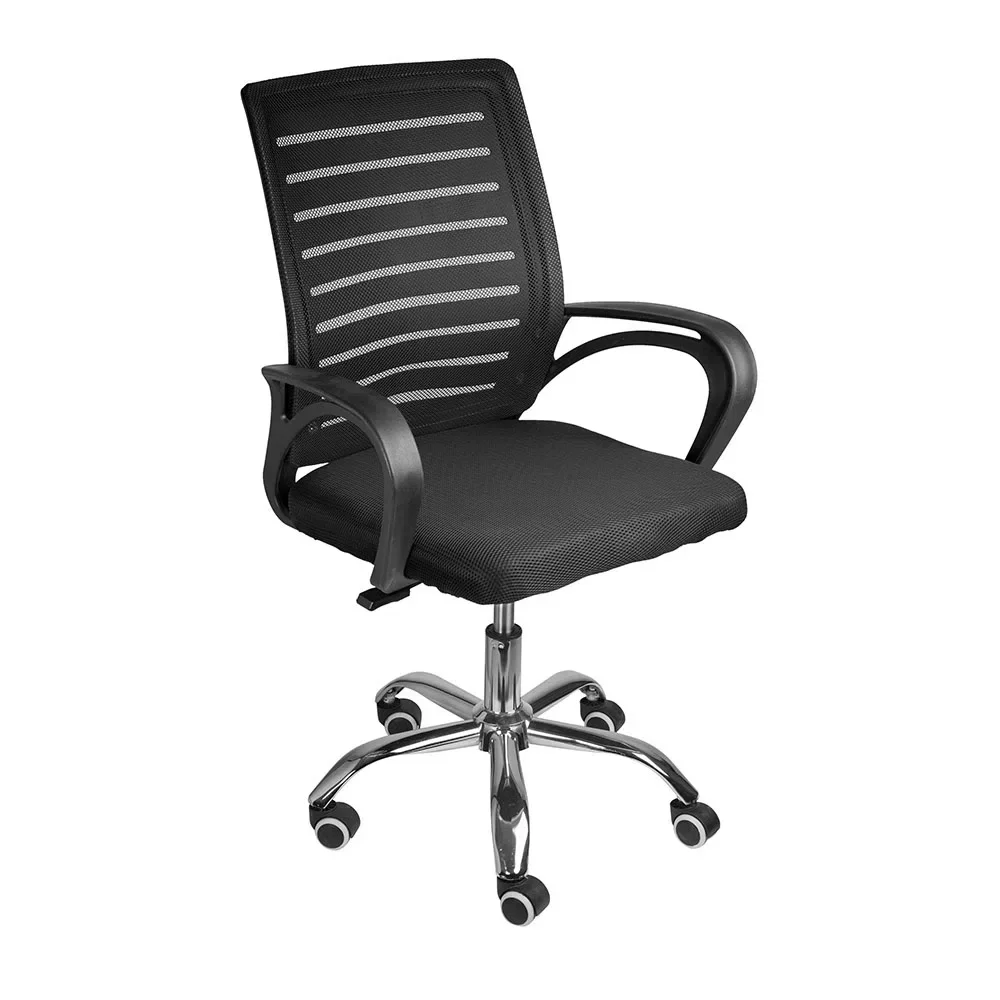Kit 6 Cadeiras de Escritório Secretaria Diretor Roma Ergonômica - 2