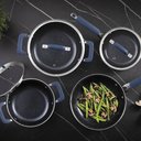 Ver imagem 6 de Jogo de Panelas Tramontina Romagna 28799030 Inox / Azul