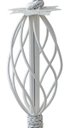 Ver imagem 4 de Lustre de Ferro Provençal em Espiral para Decoração de Quarto