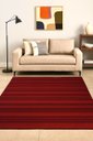 Ver imagem 1 de Tapete Kilim Sumak 248x291 Listrado Vermelho Azul Escuro
