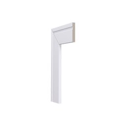 Guarnição de Poliestireno Lev52 Branca 5cm Santa Luzia:branco - 1