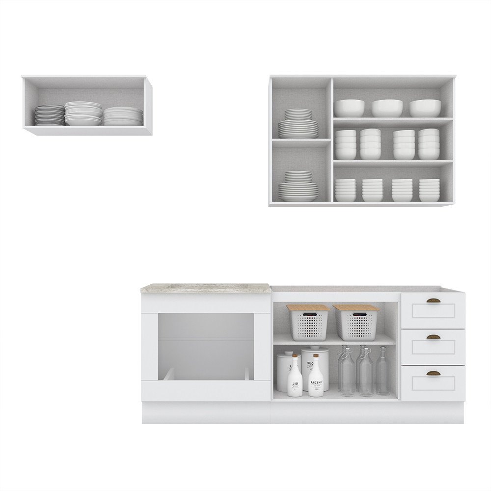 Cozinha Compacta 4 Peças Amy Branco HP - 3
