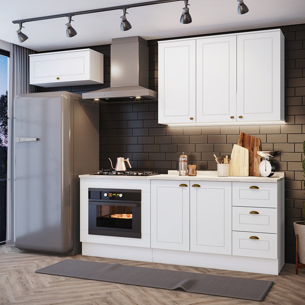 Cozinha Compacta 4 Peças Amy Branco HP - 1