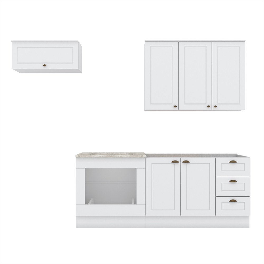 Cozinha Compacta 4 Peças Amy Branco HP - 4
