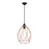 Pendente de Teto Design Moderno Ferro Aramado Rose Gold - 1