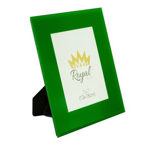 Porta-retrato de Vidro 13x18cm Verde