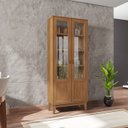 Ver imagem 7 de Cristaleira 2 Portas Para Sala De Estar 50521 Cedro DCASA