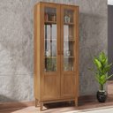 Ver imagem 2 de Cristaleira 2 Portas Para Sala De Estar 50521 Cedro DCASA