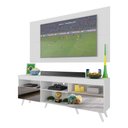 Ver imagem 2 de Rack c/ Painel TV 65" Retrô com Espelho Holanda Multimóveis BR3138 Branco
