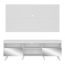 Ver imagem 6 de Rack c/ Painel TV 65" Retrô com Espelho Holanda Multimóveis BR3138 Branco