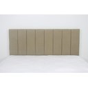 Ver imagem 2 de Cabeceira Estofada Para Camas de Casal 140x60cm Na Cor Bege - Modelo Vertically - Alta Qualidade