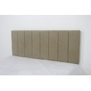 Ver imagem 1 de Cabeceira Estofada Para Camas de Casal 140x60cm Na Cor Bege - Modelo Vertically - Alta Qualidade