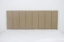 Ver imagem 3 de Cabeceira Estofada para Camas de Casal 140x60cm na Cor Bege - Modelo Vertically - Alta Qualidade