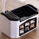 Ver mais imagens de Multi Organizador De Cozinha Kitchen Easy Porta Tempero - Branco - Branco