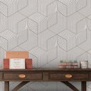 Ver imagem 2 de Papel de Parede 3d - Geométrico 3d 30 Arte Destaque 3 Metros