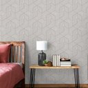Ver imagem 1 de Papel de Parede 3d - Geométrico 3d 30 Arte Destaque 3 Metros