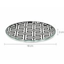 Ver imagem 3 de Prato de Vidro Decorativo Redondo Aruak Médio  18 x 2 cm | Casa Del Grande
