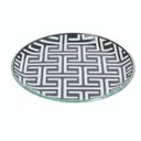 Ver imagem 2 de Prato de Vidro Decorativo Redondo Aruak Médio  18 x 2 cm | Casa Del Grande