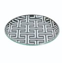 Ver imagem 1 de Prato de Vidro Decorativo Redondo Aruak Médio  18 x 2 cm | Casa Del Grande