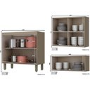 Ver imagem 6 de Cozinha Modulada Henn Connect 8 Peças (4 Armários + 2 Balcões + 2 Complementos) C8p10 Duna/