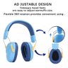 Abafador Auricular Protetor de Ruído Infantil Autismo Azul - 8