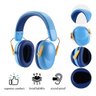 Abafador Auricular Protetor de Ruído Infantil Autismo Azul - 4