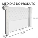 Ver imagem 7 de Kit Cabeceira e Calçadeira Box Sienna 195 Cm King Suede