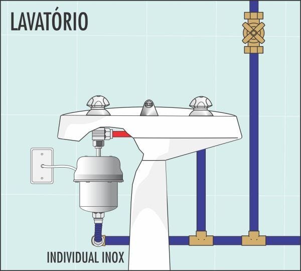 Aquecedor Individual Inox Blindado 5200W para Ap/Bp 220V Aq 007 - 3