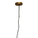 Ver imagem 2 de Pendente Caju Bronze e Conhaque (d)40cm (a)52cm 1xe27 40w - Rz001l
