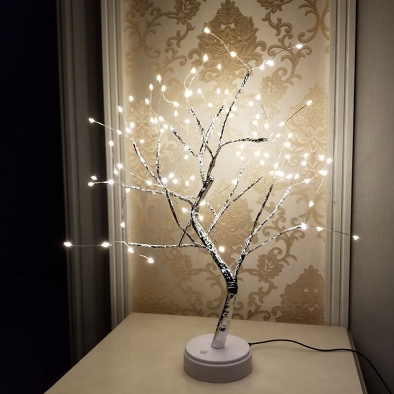 Luminária Árvore Led Cerejeira Natal Decoração Luz USB 50cm ZSD180 - 2