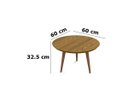 Ver imagem 3 de Mesa De Centro 590 Luna Cumaru – Patrimar Móveis