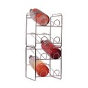 Ver imagem 2 de Mini Garrafeiro Empilhavel 8815 04 Garrafas 230x265x245mm Cromada Jomer
