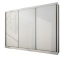 Ver imagem 3 de Guarda Roupa Casal 3 Portas 6 Gavetas - Londres-branco - Móveis Novo Horizonte