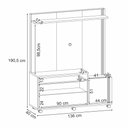 Ver imagem 3 de Home Theater Magali para Sala/ Escritório Freijó/ Off White - Bela Móveis