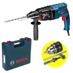 Martelo Perfurador Rompedor Gbh 2-24 D 2,7J Epta 820W 220V com Adaptador de Mandril em Maleta Bosch - 4