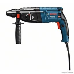 Martelo Perfurador Rompedor Gbh 2-24 D 2,7J Epta 820W 220V com Adaptador de Mandril em Maleta Bosch - 3