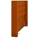 Ver imagem 5 de Cabeceira Cama Box Casal 140 Cm P05 Paris Couríssimo Camel - Lyam Decor