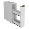 Armário de Cozinha Porta Temperos Condimentos 20x53 cm Vitória Rimo Branco iii - 100% MDF Móveis Rim - 2